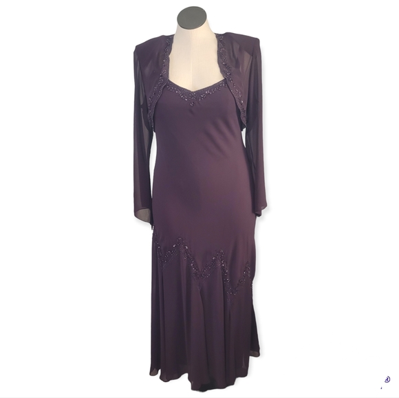 Xscape Dresses & Skirts - Y2K Purple Formal 2pc Dress